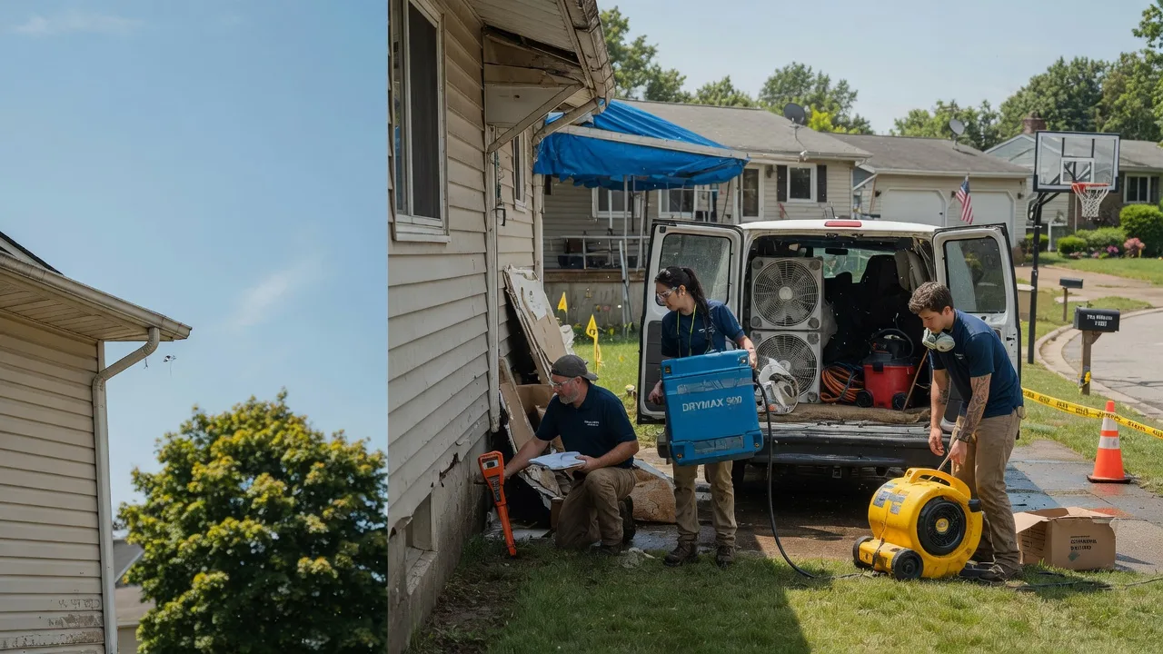 Ceiling Leak Cleanup in Harmonsburg, PA near me